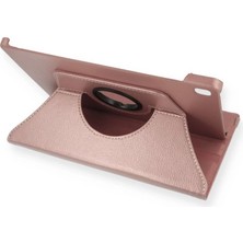 Kuzgun Ticaret Samsung Galaxy T500 Tab A7 10.4 Kılıf 360 Tablet Deri Kılıf - Rose Gold