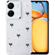 Newface Xiaomi Redmi 13C Bow Design (Bow Case / Fiyonk Kılıf) - Desen 1