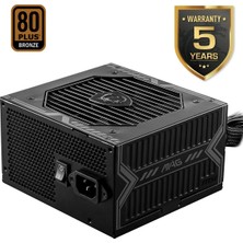 MSI Msı 650W 80+ Bronze Mag A650BN Pcıe5 Iı Power Supply