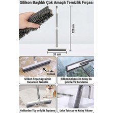 Empressco Pratik Silikon Yer Temizleme Fırçası, Kolay ve Etkili Temizlik Için