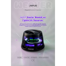 Empressco Mini Taşınabilir Bluetooth Hoparlör, Yüksek Ses Kalitesi, Işıklı ve Şarjlı
