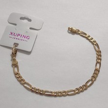 Zennemor Xuping Vıp Kaliteli Antialerjik Figaro Zincirli Zarif Tasarımlı Rose Gold Bileklik