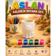 Emr Dizayn Aslan Kalemlik Boyama Seti