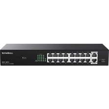 Tenda 16PORT Poe 150W 2xuplınk Gigabit Yönetilemez Switch  SG118PC