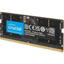 Crucial Crucıal 32GB 5600MHZ Ddr5 Notebook Ram Bulk CT32G56C46S5