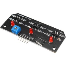 Devre Dünyası Dc 5V 3 Kanal TCRT5000 Kızılötesi Çizgi Izleyen Sensör Kartı Çizgi Takip Sensör Modülü Mesafe Ayarlı Potlu 3'lü Çizgi Izleme Kartı 5 Pin