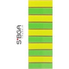 Sibga Tasarım Şeffaf Renkli Postit Post-It Post It. Kitap Ayracı Ayraç Postit Sticker Not Kağıdı 200 Yaprak