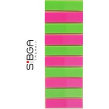 Sibga Tasarım Şeffaf Renkli Postit Post-It Post It. Kitap Ayracı Ayraç Postit Sticker Not Kağıdı 200 Yaprak