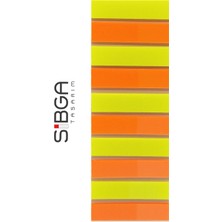 Sibga Tasarım Şeffaf Renkli Postit Post-It Post It. Kitap Ayracı Ayraç Postit Sticker Not Kağıdı 200 Yaprak