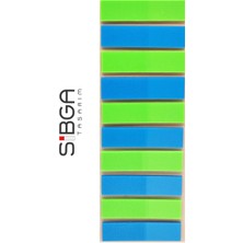 Sibga Tasarım Şeffaf Renkli Postit Post-It Post It. Kitap Ayracı Ayraç Postit Sticker Not Kağıdı 200 Yaprak