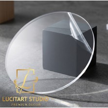 Arıkoğlu Reklam Ve Yapı Şeffaf 2,8mm Pleksi Daire Levha - Lazer Kesim Yuvarlak Plaka (10 cm - 80 cm Arası Tüm Ana Ölçüler)