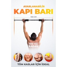 Empressco Çift Süngerli Ayarlanabilir Kapı Barı 62-100 Cm, Güç ve Konfor Için