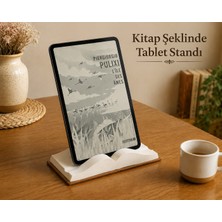 Raintech Kitap Şeklinde Tablet Standı Telefon Standı Kitap Tutucu iPad Standı E-Kitap Okuma Standı Masaüstü Tablet Tutacağı Dekoratif Stand