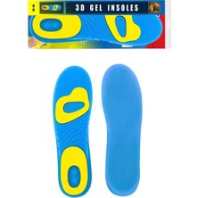 Empressco 3D Silikon Darbe Emici Günlük Jel Tabanlık, Topuk ve Metatarsal Destekli