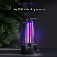 Munico 5 Adet Şarj Edilebilir Sessiz LED Sivrisinek Öldürücü Lamba, Elektrikli Şok ve Böcek Kovucu