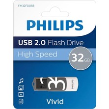 Philips Vivid FM32FD05B/00 32GB USB 2.0 Flash Bellek