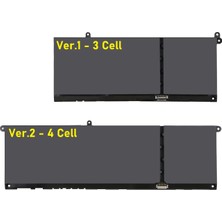 Dell Pro 15 Essential PV15250-RPLU-005-U Batarya Pil Retro V1 (3 Cell)