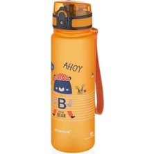 Empressco Şık Tritan Soft Touch 3026 500 ml Dynamic Orange Bear Matara