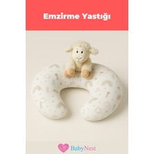 Empressco Rahat Emzirme Yastığı ve Destek Minderi Gökkuşağı Bej