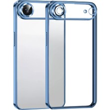 Fantastik Store Newface Apple iPhone 17 Air Razer Lensli Silikon - Açık Mavi