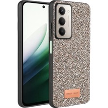 Fantastik Store Onegif Xiaomi Redmi 15 4g Bright Simli Kapak - Gümüş