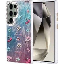 Fantastik Store Newface Samsung Galaxy S24 Ultra Kılıf Blade Aynalı Desenli Kapak - Desen 4