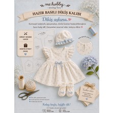 Me Hobby Sewing Love Daısy-Bone-Şapka-Kol-Frfr-Bebek-Elbise-Kalıbı