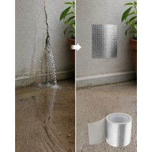 Just Cheap Store 96MM Geniş Tamir Bandı 2 Metre Çatı Boru Balkon Sızdırmaz Onarım Bandı
