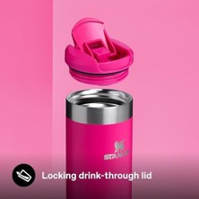 The Aerolight Transit Mug Termos Bardak, Koyu Pembe (Pink Vibes), 0.35 Litre