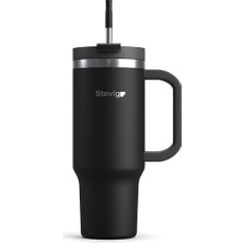 2 Moods Tuck-In Tumbler Sızdırmaz Çelik Termos 900 Mililitre Black ST-236