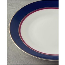 Carny Porselen Servis Tabağı 25 cm Lacivert