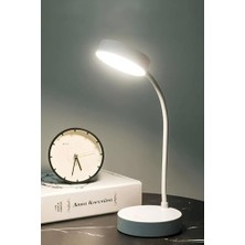 Şarjlı Dokunmatik Akrobat Masa Lambası – 12 Led'li Katlanabilir Kitap Okuma ve Çalışma Işığı, Beyaz Işık, Işıldak Modlu Taşınabilir Masa Üstü Lamba-Kitap Okuma Işığı