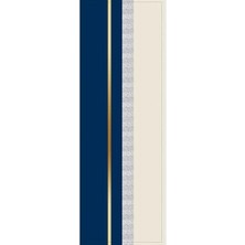 Lacivert Premium Tay Tüyü Dokuma Leke Tutmaz Kumaş Masa Örtüsü Runner 40X140CM RNR489