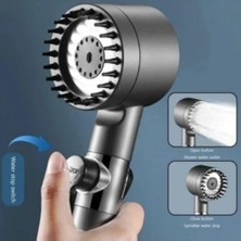 3 Fonksiyonlu Start Stop Tuşlu Filtreli Basınçlı Masaj Etkili Duş Başlığı