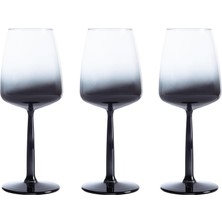 Lora 3'lü Kadeh Seti -Füme 430 ml