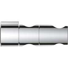 Universal Duş Başlığı Tutucu, 22 mm Sürgülü Raylar ile Uyumlu, El Duşu Tutucu, Duş Başlığı Askısı, Hareketli, Ayarlanabilir, Krom, 27723001