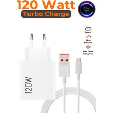 Fodos 120 W (Watt) Turbo Hızlı Şarj Aleti Xiaomi Redmi Note 12 13 14 15 Pro +Plus Uyumlu Fast Charge Adaptör + Kablo Set