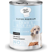 Chef's Choice Chefs Choice Pate Lamb Puppy Kuzulu Düşük Tahıllı Yavru Köpek Konservesi 24 Adet 400 gr