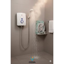 Empressco Pratik ve Şık Elektrikli Su Isıtıcı Şofben, Güçlü Performans ve Güvenli Kullanım