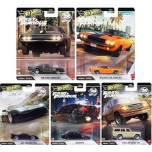 Premium Fast & Furious 25. Yıl 5'li Set Bmw M5, Dodge Charger, Honda Nsx Type-R, Dodge Challenger, Land Cruiser, Die-Cast Metal Arabalar HNW46 979Q