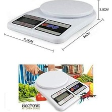 Mutfak Tartısı, Elektronik Hassas Mutfak Terazisi, Tartısı, Dijital Mutfak Tartısı, Mutfak Terazisi, 10 kg 1 gr Hassasiyet, Dara Özelliği [enerji Sınıfı A++]