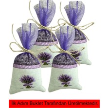 25 Adet Isparta Kuyucak Lavantası Tüllü Lavanta Kesesi Içi Dolu Organik