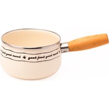 Mood Emaye Sos/sütlük/yumurta Tavası 1,3 Litre - 16 cm (Indüksiyon Dahil Tüm Ocaklara Uygun)