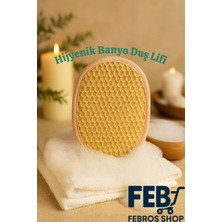 Febros Shop 1 Adet Hijyenik Banyo Lifi Doğal Masaj Etkili Spa Otel Tatil Kese Eldiven Lif