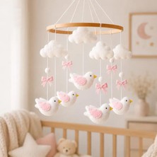 Kuş Bebek Beşik Dönencesi Bebek Odası Dekorasyon Montessori
