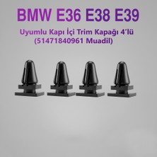 AutoPit 3D Bmw E36 / E38 / E39 Uyumlu Kapı Içi Trım Kapağı / 51471840961 Muadili (4'lü Paket)