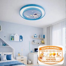  Çocuk Odası Ledli Kumandalı Avize