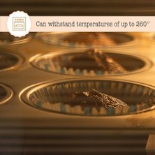 12’li Muffin ve Cupcake Fırın Tepsisi – Yapışmaz Metal Kek Kalıbı, 12 Gözlü Muffin Kabı, Cup Cake Pişirme Tepsisi, Fırın Uyumlu Kek Kalıbı