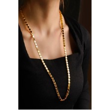 Zümra Store Arpa Zincir Altın Kaplama 70 cm
