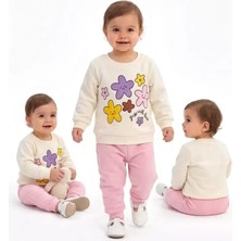 Veraura Lifestyle 6/24 Ay Çiçek Baskılı Basic Bebek Takımı